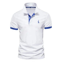 Brent - Herren-Casual-Poloshirt - Weiß