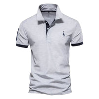 Brent - Herren-Casual-Poloshirt - Grau