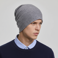 Slouchy Beanie mit weichem Komfort in Einheitsgröße - Grau