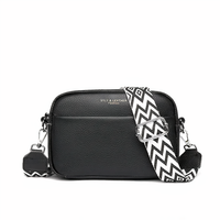 Elegante Damen-Kunsthandtasche – Stilvolles und robustes Design - Schwarz