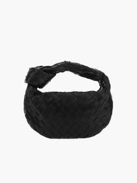 Elegante Damenhandtasche aus praktischem veganem Leder - Schwarz