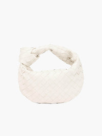Elegante Damenhandtasche aus praktischem veganem Leder - Creme
