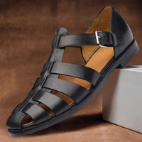 Damen Sandalen Riemen Klassischem Design - Schwarz