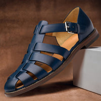 Damen Sandalen Riemen Klassischem Design - Blau