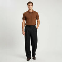 Christian | Herren Wide-Leg Oversized Arbeitshose - Schwarz