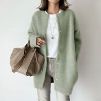 Damen Cardigan Stylisch Bequem Jeden Anlass - Grün