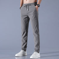 Herren Lange Casual Stretch Golfhose - Dunkelgrau