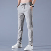 Herren Lange Casual Stretch Golfhose - Grau
