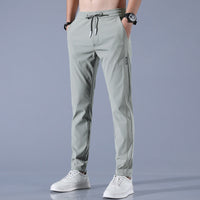 Herren Lange Casual Stretch Golfhose - Hellgrün