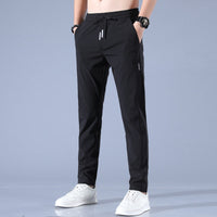 Herren Lange Casual Stretch Golfhose - Schwarz