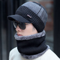Skullies | Mütze mit Nacken- und Halsschutz für Herbst und Winter - Skullie 4 – Schwarz