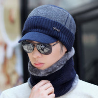 Skullies | Mütze mit Nacken- und Halsschutz für Herbst und Winter - Skullie 4 – Blau