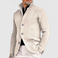 Beck™ - Zeitloser Strickcardigan - Weiß