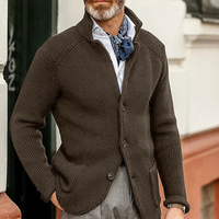 Beck™ - Zeitloser Strickcardigan - Kaffee