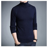 Herren-Rollkragenpullover - KORELIN - Marineblau