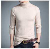 Herren-Rollkragenpullover - KORELIN - Beige