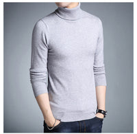 Herren-Rollkragenpullover - KORELIN - Grau