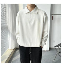 Hubert - Britischer Eleganz-Pullover für Herren - Weiß