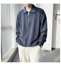 Hubert - Britischer Eleganz-Pullover für Herren - Blau