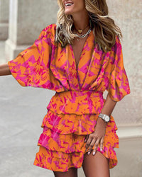 Marzia | Elegantes Sommerkleid - Orange