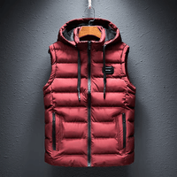 GRIFFINE – Ärmelose Outdoor-Jacke - Rot