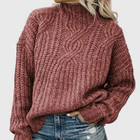 Emma | Damen Pullover elegant mit feinem Design - Rosa