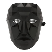 Roter Overall mit Maske Unisex Halloween Cosplay Kostüm - Maske D