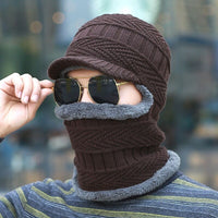 Skullies | Mütze mit Nacken- und Halsschutz für Herbst und Winter - Skullie 1 – Braun