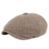 Arthur | Herren klassische Schiebermütze im Vintage-Stil - Khaki