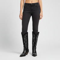 Greta | Damen Klassiker Kniehohe Cowboystiefel - Schwarz