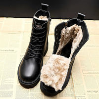 Adelpha - Schwarze Stiefel für kühle Wintertage - Schwarz