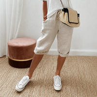 Ella - Bequeme Shorts mit schnelltrocknenden Eigenschaften - Beige