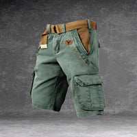 Cole - Komfortable Cargo-Shorts für Herren, ideal für Abenteuer - Grün