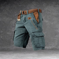 Cole - Komfortable Cargo-Shorts für Herren, ideal für Abenteuer - Blau
