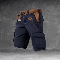 Cole - Komfortable Cargo-Shorts für Herren, ideal für Abenteuer - Marineblau