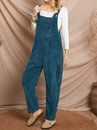 Helena | Casual Overall Jumpsuit Damen elegant - Blau