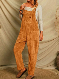 Helena | Casual Overall Jumpsuit Damen elegant - Orange