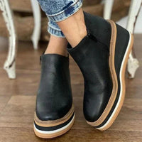 Jeanne | Orthopädische wasserdichte Stiefel - Schwarz