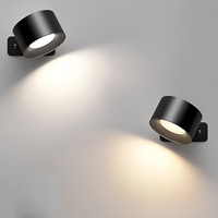 Kabellose Wandleuchte - FlexiGlow - Schwarz
