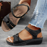 Selina | Zeitlose Sandalen Damen für stilbewusste Frauen - Schwarz