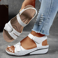 Selina | Zeitlose Sandalen Damen für stilbewusste Frauen - Weiß