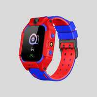 Kinder Smartwatch GPS Ortung Telefonfunktion Robuste Armbanduhr - Rot