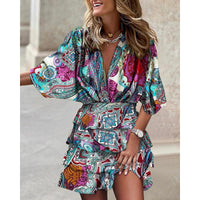 Marzia | Elegantes Sommerkleid - Blau