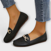 Elena | Edle Loafer für stilvolle Frauen - Schwarz