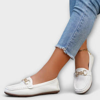 Elena | Edle Loafer für stilvolle Frauen - Weiß