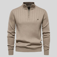 Max | Stilvoller Herrenpullover aus hochwertigem Strick - Beige