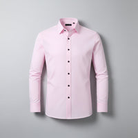 Herren Langarmshirt Baumwolle Jeden Anlass - Hellrosa