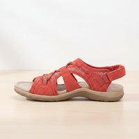 Damen Sandalen Orthopädischen Riemen Sommer - Rot