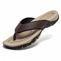 Herren Sandalen Riemen Flexibler Sohle Sommer - Beige