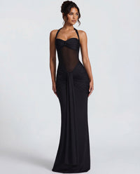 Valentina | Damen Maxikleid – Leidenschaftlich Elegantes Maxi Kleid - Black